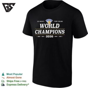World Champions Team Finland 2026 Iihf World Hockey Champions Maailman Mestarit T-Shirt