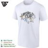 World Cup Football With Friends Cartoon Characters Poster T-Shirt