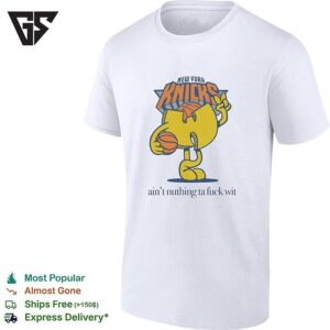 Wu-Tang Dribbling Basketball New York Knicks Ain’t Nuthing Ta Fuck Wit T-Shirt