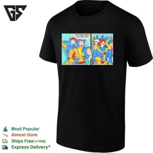 X-Men Wolverine Scotty Doesn’t Know Cartoon Comic Panel Parody Humor T-Shirt
