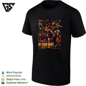 Xavleg X Motal Kombat Scorpion Get Over Here T-Shirt