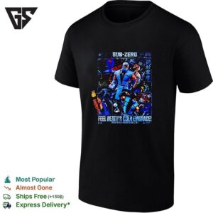 Xavleg X Motal Kombat Sub-Zero Feel Death’s Cold Embrace T-Shirt