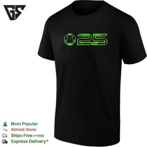 Xbox 25th Anniversary Logo Green Graphic T-Shirt