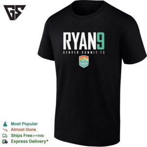 Yazmeen Ryan 9 Denver Summit Fc Professional Women’s Soccer Team T-Shirt