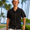 Bamboo Open Collar Rayon Men’s Aloha Shirt