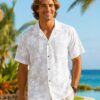 Kaneohe White Wedding Aloha Shirt