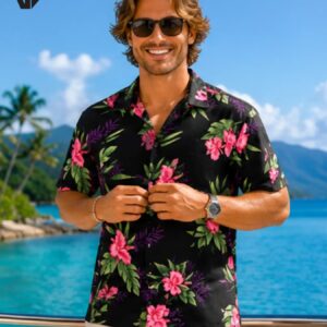 Keilani Island Rayon Men Aloha Shirt