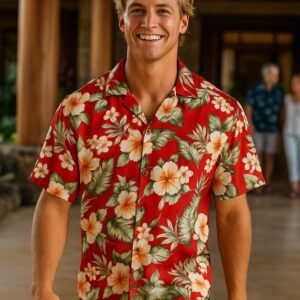 Luau Relax Fit Men’s Aloha Shirt