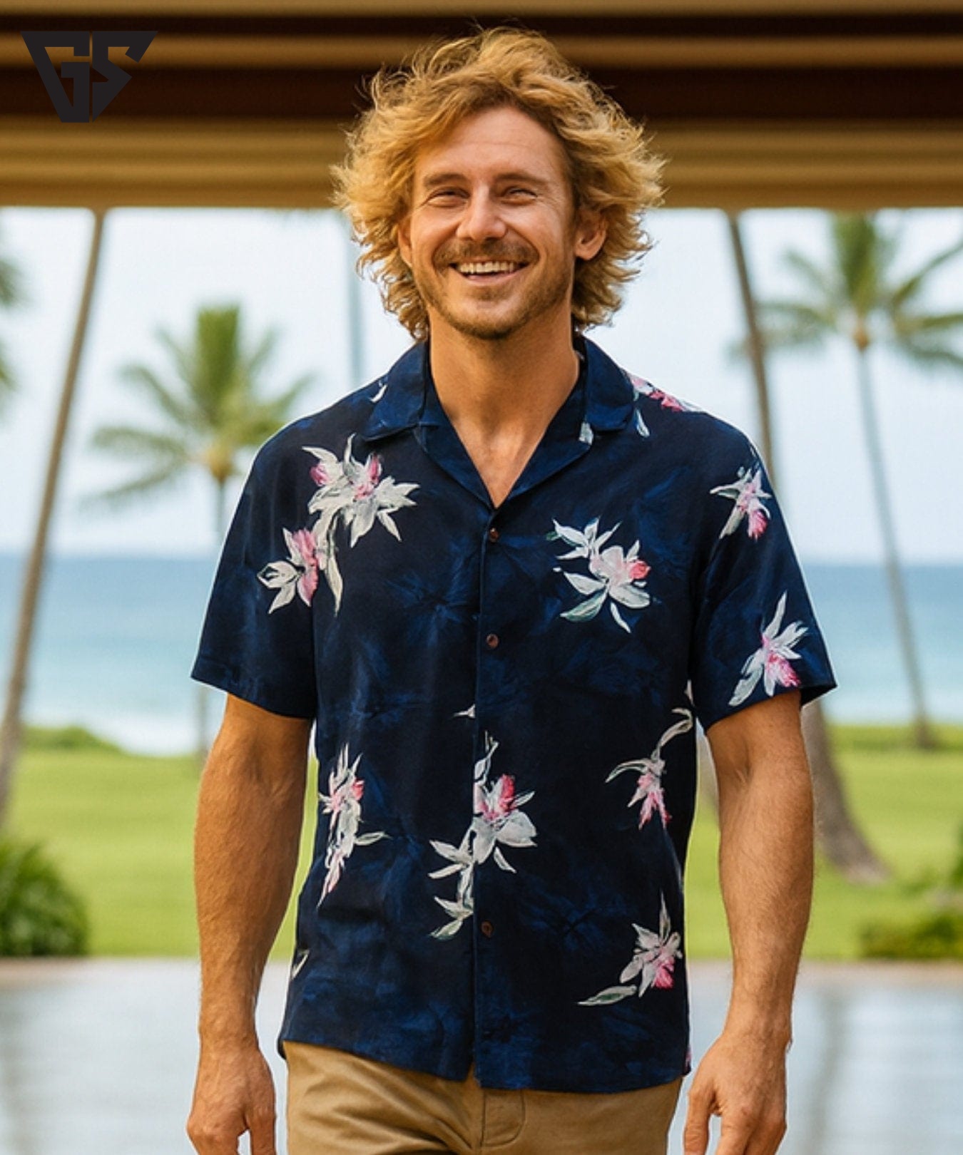 Orchid Rayon Men’s Hawaiian Aloha Shirt Orchid Rayon Men’s Hawaiian Aloha Shirt