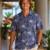 Palms Casual Button-Down Men’s Aloha Shirt