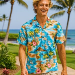 Polynesian Cotton Aloha Men’s Shirt