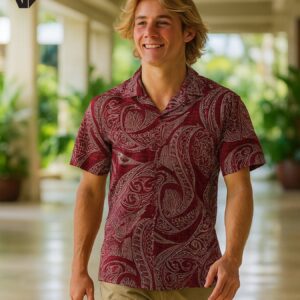 Polynesian Men’s Cotton Hawaiian Shirt