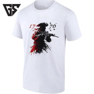 American Patriot With Rifle Patriotic1776 T-Shirt
