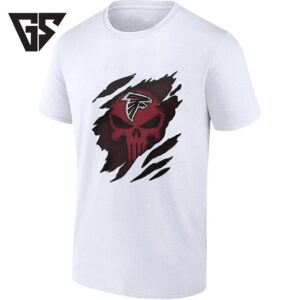 Atlanta Falcons X Punisher Skull Logo T-Shirt