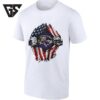 Baltimore Ravens X American Flag Ripped Chest T-Shirt
