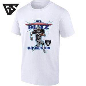 Bo Jackson Las Vegas Raiders NFL Blitz 34 T-Shirt