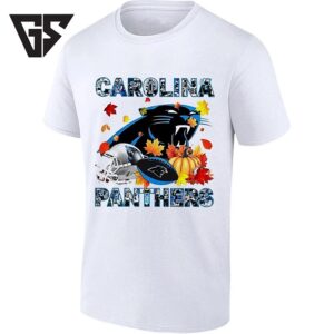 Carolina Panthers X Halloween Autumn Football Season Pumpkin Helmet T-Shirt