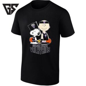 Charlie Brown And Snoopy Golden State Valkyries T-Shirt