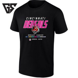 Cincinnati Bengals Crucial Catch Breast Cancer Awareness T-Shirt