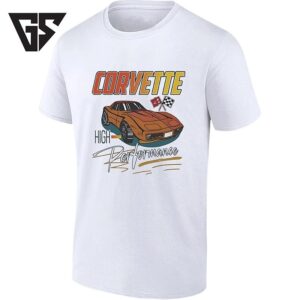 Corvette High Performance Retro Sports Car T-Shirt