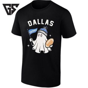 Dallas Cowboys Football Ghost With Beanie Spooky T-Shirt