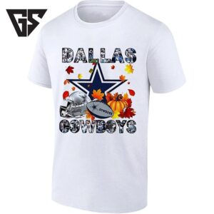 Dallas Cowboys X Halloween Autumn Football Season Pumpkin Helmet T-Shirt