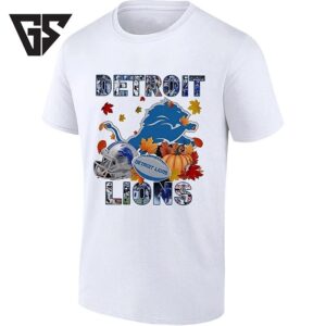 Detroit Lions X Halloween Autumn Football Season Pumpkin Helmet T-Shirt