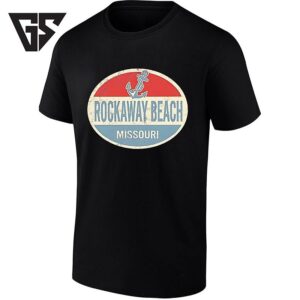 Distressed Rockaway Beach Missouri Anchor Emblem T-Shirt