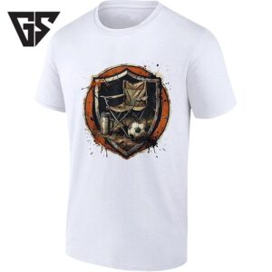 Distressed Soccer Sideline Chair And Ball T-Shirt
