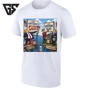 Donald Trump And Justin Trudeau Lake America And Lake Epstein Files T-Shirt