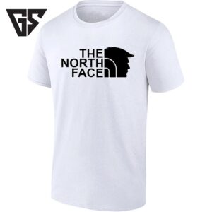 Donald Trump The North Face Parody Logo T-Shirt