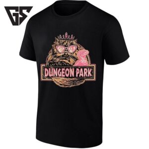 Dungeon Park Cat With Crown And Glasses T-Shirt