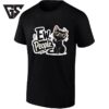 Ew People Black Cat With Sunglasses Introvert T-Shirt