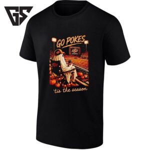 Go Pokes Oklahoma State Cowboys ’tis The Season Ghost T-Shirt