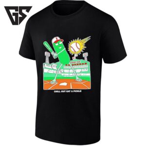Granny Pickle At Fenway Park Chill Out Eat A Pickle T-Shirt