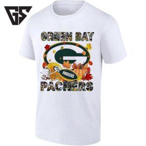 Green Bay Packers X Halloween Autumn Football Season Pumpkin Helmet T-Shirt