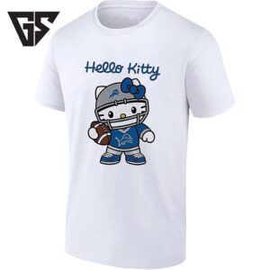 Hello Kitty Detroit Lions Football Fan NFL T-Shirt