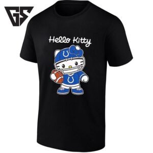Hello Kitty Indianapolis Colts Football Player T-Shirt
