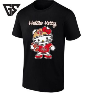 Hello Kitty San Francisco 49ers Football T-Shirt