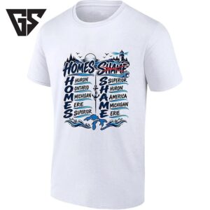 Homes Vs Shame Great Lakes Mnemonic Lake Superior T-Shirt