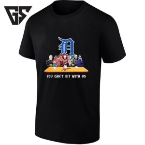 Horror Movie Characters Detroit Tigers You Can’t Sit With US T-Shirt