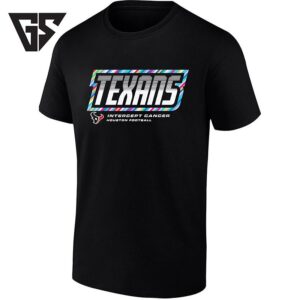 Houston Texans Intercept Cancer Football T-Shirt