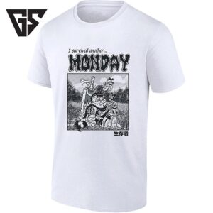 I Survived Another Monday Berserk Mashup T-Shirt