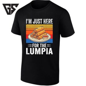 I’m Just Here For The Lumpia Retro Food T-Shirt