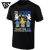 In October We Wear Yellow And Blue Down Syndrome Awareness T-Shirt