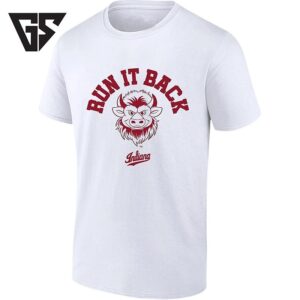 Indiana Hoosiers Run It Back Bison Mascot College Sports T-Shirt