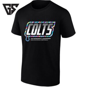 Indianapolis Colts Intercept Cancer Football T-Shirt