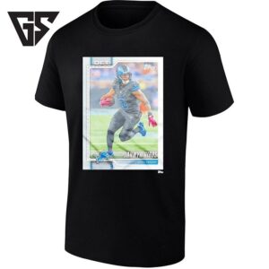 Jahmyr Gibbs Detroit Lions Running Back Topps Card T-Shirt
