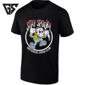 Jason Voorhees Stay Spooky Antisocial Social Club T-Shirt