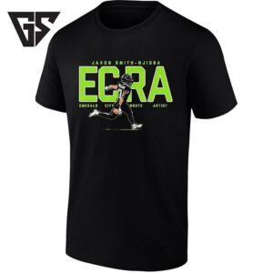 Jaxon Smith Njigba Emerald City Route Artist T-Shirt